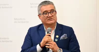 Juan Carlos Castro, ministro del Ambiente.