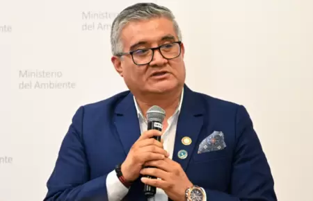 Juan Carlos Castro, ministro del Ambiente.