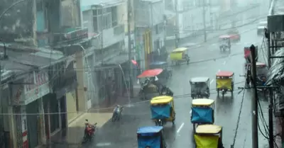 Lluvias en la selva.