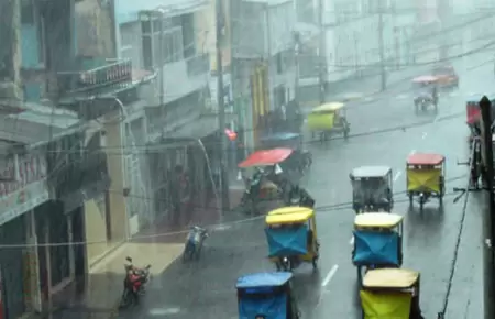 Lluvias en la selva.