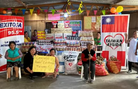 Gobierno de Taiwan y Exitosa entregan alimentos a ollita comn