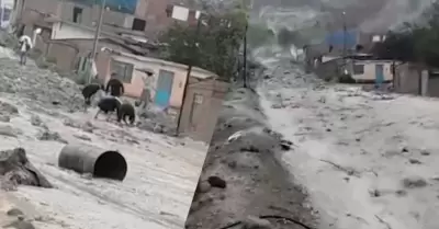 Huaico dej familias afectadas en Moquegua.