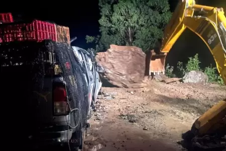 Derrumbe de rocas deja un muerto en La Libertad.