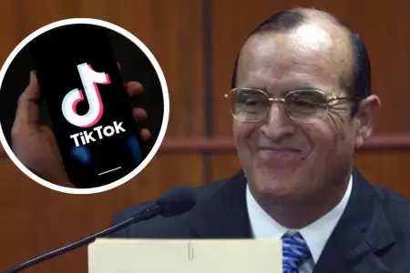 Vladimiro Montesinos cuenta con cuenta de TikTok.