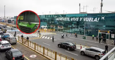 Pasajeros con equipaje no podrn tomar buses hacia el aeropuerto