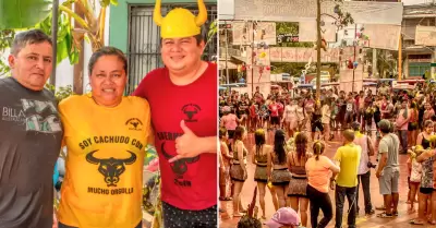 'Asociacin de Cachudos' celebra carnaval en Iquitos.