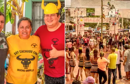 'Asociacin de Cachudos' celebra carnaval en Iquitos.