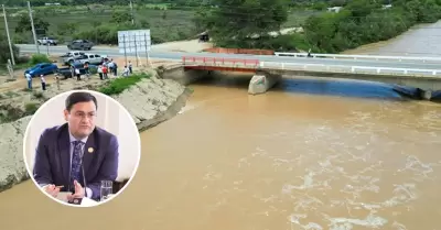 Gobernador de Lambayeque denuncia ley que impide obras multipropsito.