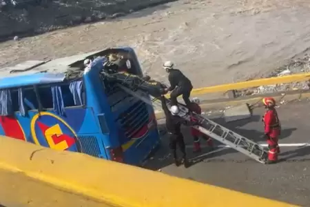 Mininter sobre colapso de puente de Chancay