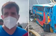 Tragedia en Huaral: Sobreviviente de cada de bus por colapso de puente relata sus minutos de terror