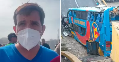 Sobreviviente relata los momentos de terror tras colapso de puente de Chancay.