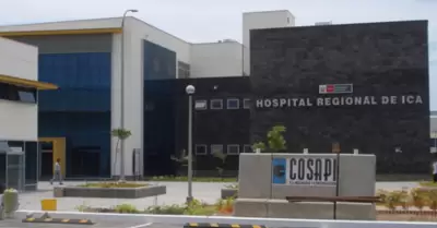 Hospital regional de Ica afectado por las lluvias