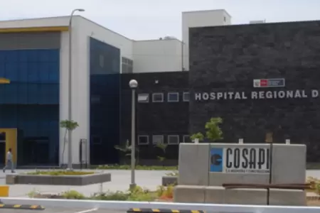 Hospital regional de Ica afectado por las lluvias