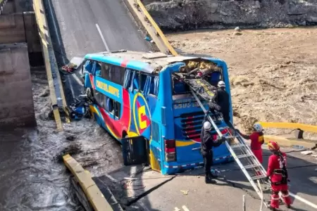 MTC dispone instalacin de puentes modulares tras colapso de puente Chancay.