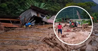 Senamhi activa alerta por huaicos.