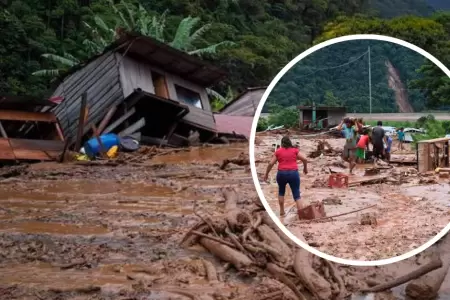 Senamhi activa alerta por huaicos.