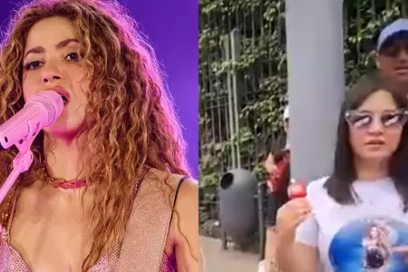 Fantica de Shakira que viaj de Cajamarca a Lima apenada