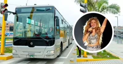 Metropolitano ampliar su servicio por el concierto de Shakira en el Estadio Nac