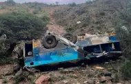 Tragedia en la carretera: Bus se desbarranc dejando ms de 30 fallecidos y decenas de heridos