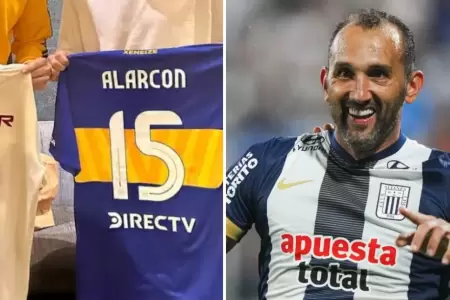 Jugador de Universitario se encuentra con Boca Juniors