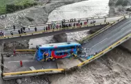 Transportistas anuncian que no pagarn peaje mientras no se construya puente que colaps en Chancay