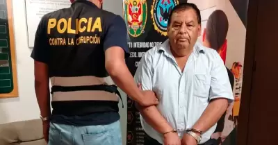 Consejero regional de La Libertad detenido por cobro de coima.