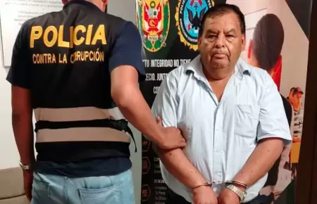 Consejero regional de La Libertad detenido por cobro de coima.