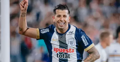 Pablo Ceppelini y su primer gol con Alianza Lima.