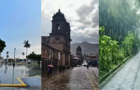 Lluvias en Per.