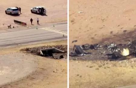 Colisin de dos avionetas en el aire en Arizona.