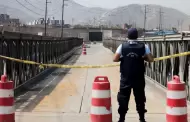 Atencin! Municipalidad de Ate cierra puente Santa Clara por daos en su infraestructura