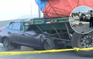 Trgico accidente en Panamericana Norte: 3 personas mueren tras impacto de auto con triler