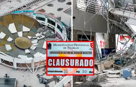 Real Plaza de Trujillo fue clausurado en 2023.