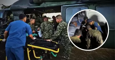 Trabajos de rescate tras la tragedia en Colombia.