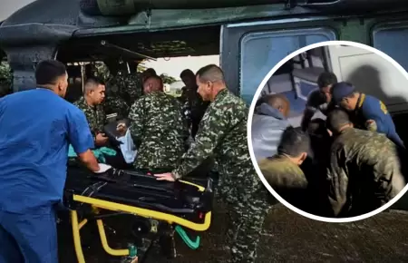 Trabajos de rescate tras la tragedia en Colombia.