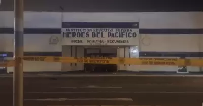 Detonan explosivo en colegio de Ventanilla