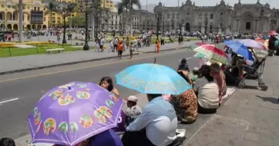 Lima registr el da ms caluroso este 24 de febrero.