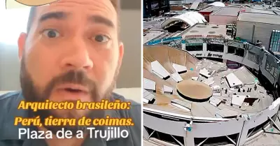 Arquitecto brasileo sobre tragedia en Real Plaza de Trujillo.