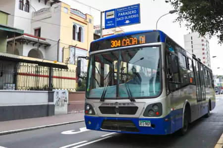 Corredor Azul podra movilizarse solo por la avenida Arequipa.