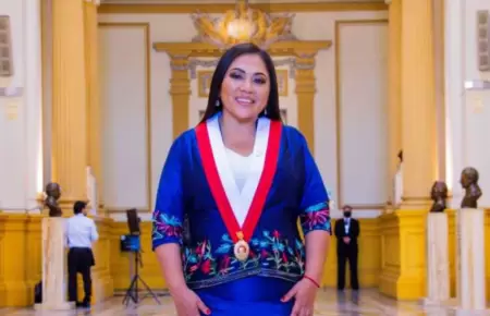 Heidy Jurez, congresista de la repblica.