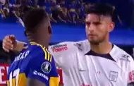 Carlos Zambrano no dud en consolar a Luis Advncula tras derrota de Boca Juniors en la Copa Libertadores