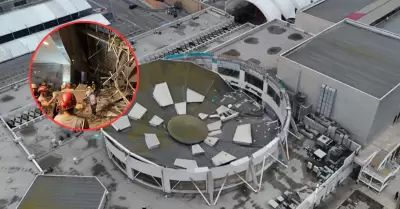 Real Plaza descarta que colapso de techo se haya dado por las lluvias.