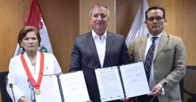 MTC, UNMSM y ATU firman convenio por estacin San Marcos