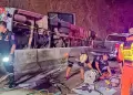 Bus se volc y dej 18 fallecidos en Tailandia.