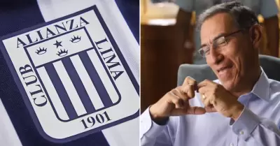 Alianza Lima y Martn Vizcarra.