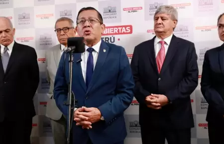 Empresarios presentan PL sobre seguridad ciudadana.