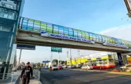 Callao: Inauguran puente peatonal cerca a nuevo aeropuerto Jorge Chvez para evitar accidentes