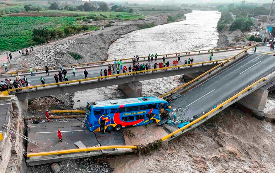 Tras el colapso del puente de Chancay, Ositran revela que habra 21 puentes en riesgo en Carretera Central.