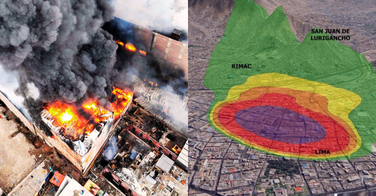 Incendio en Cercado de Lima genera grave contaminación del aire y ...