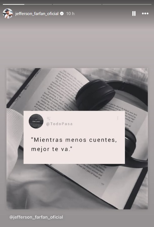 Jefferson Farfán se pronunció en redes sociales.
